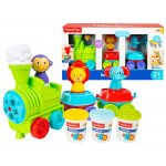 Plastelína – farebný vláčik